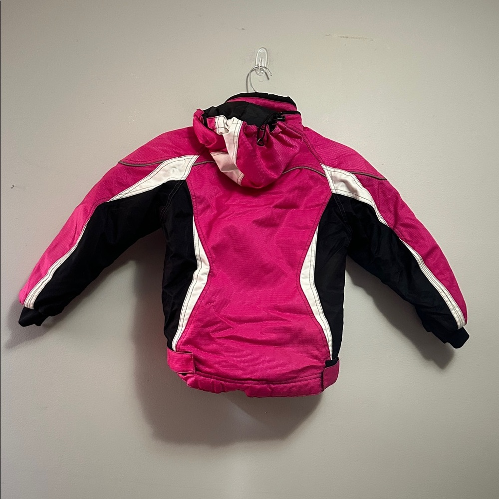 Yamaha Youth Adventure Hooded Jacket Size 6 Pink Black - Picture 6 of 8
